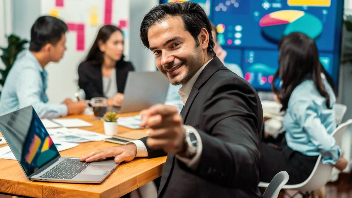 Executive coach supporting career transitions
