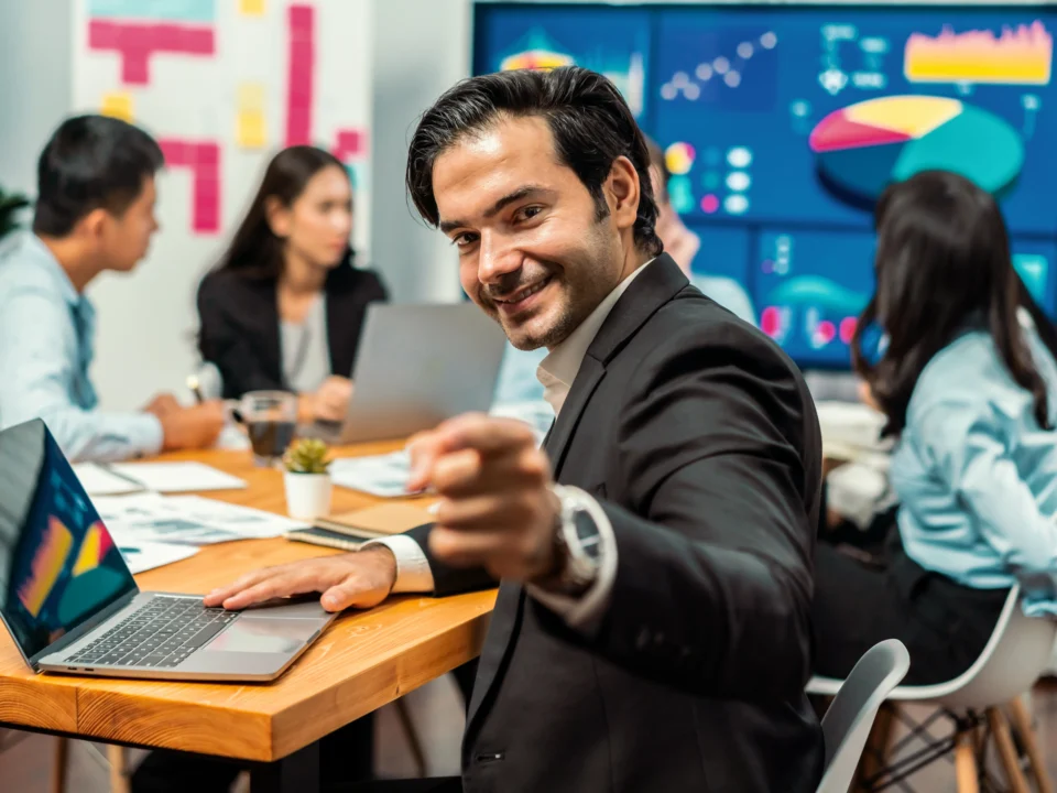Executive coach supporting career transitions